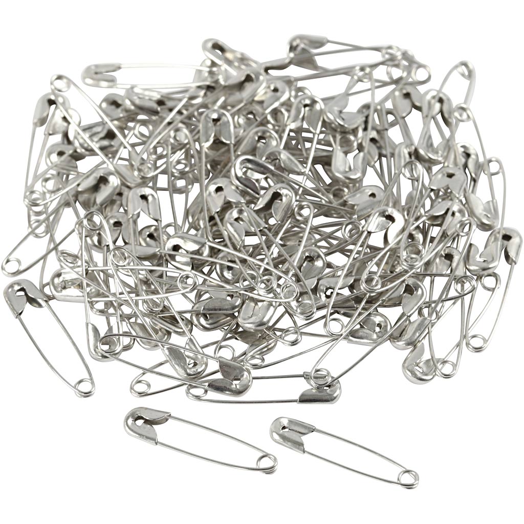 Säkerhetsnålar Silver 22 mm 100-pack