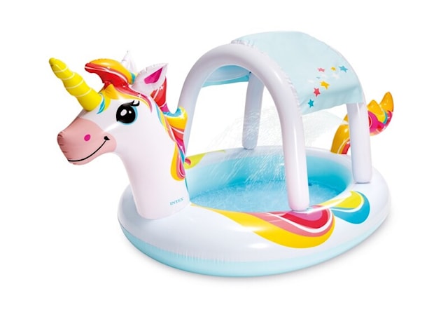 Produktbild 1 för Unicorn Enhörning Barnpool Spraypool Intex
