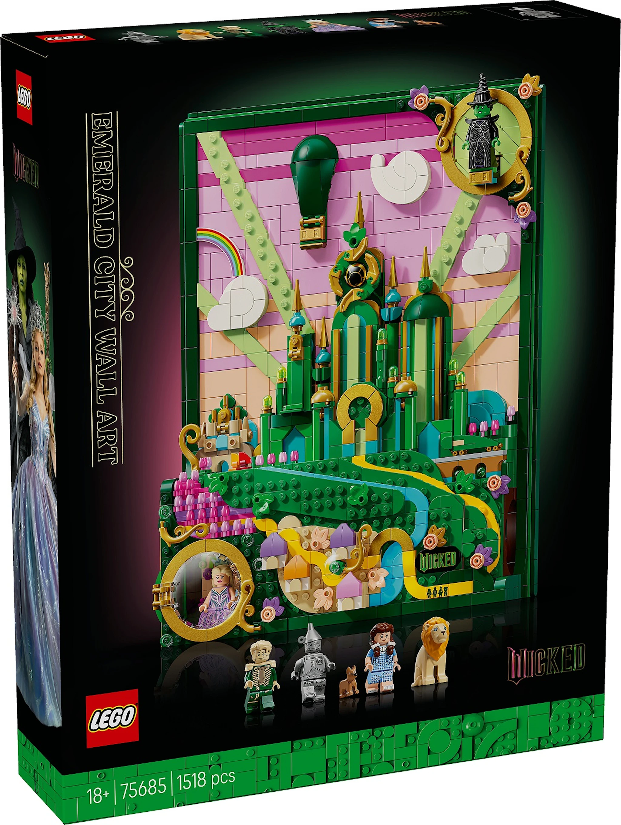 Tuotekuva ille Emerald City ‑taideteos LEGO® Wicked (75685)
