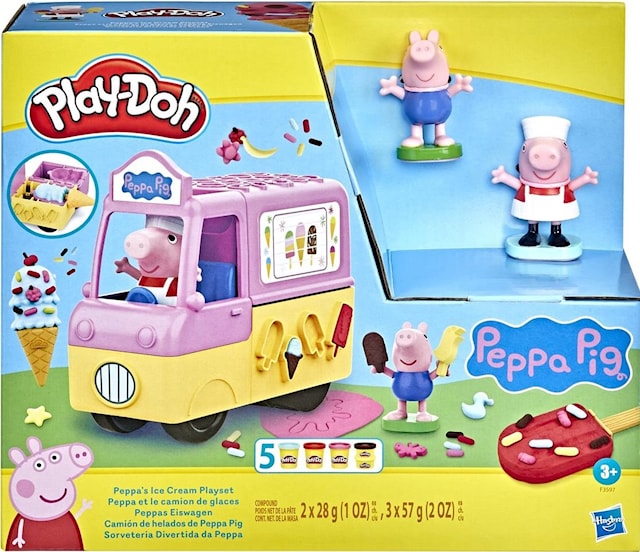 Tuotekuva 1 - Pipsa Possu Jäätelö-leikkisetti, Play-Doh