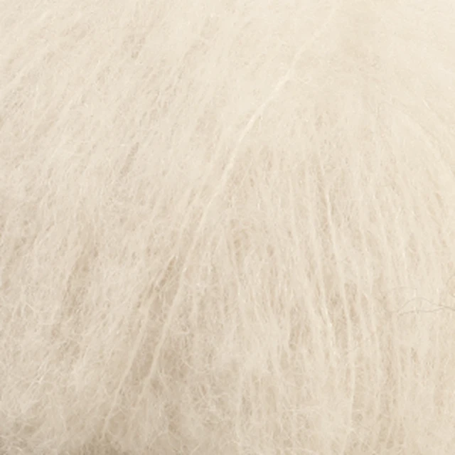 Brushed Alpaca Silk 25 g off white 01 Drops