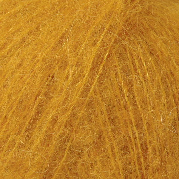 Brushed Alpaca Silk Uni Colour Garn 25 g Curry 19 Drops