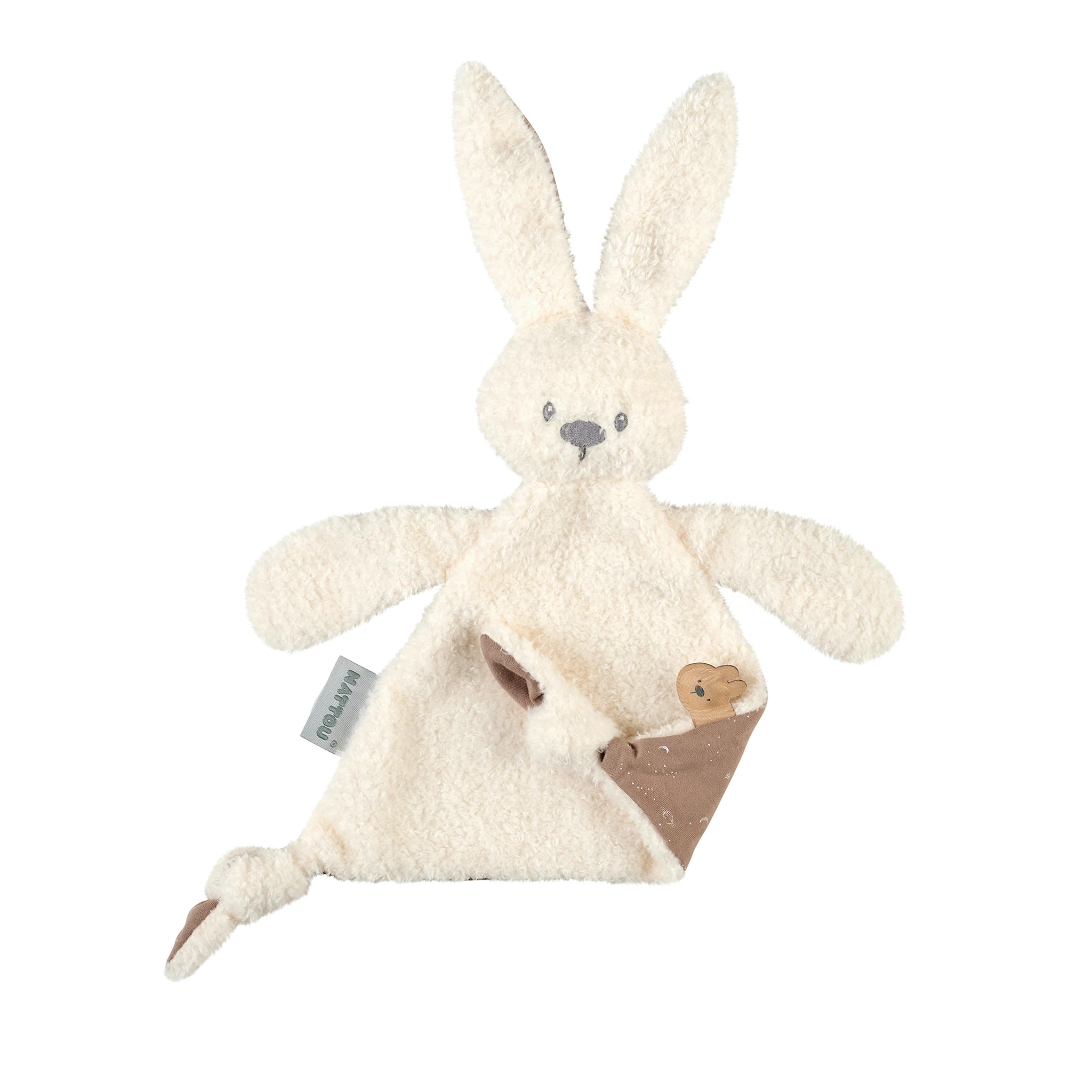 Produktbild för Lapidou Teddy Snuttefilt Benvit Nattou