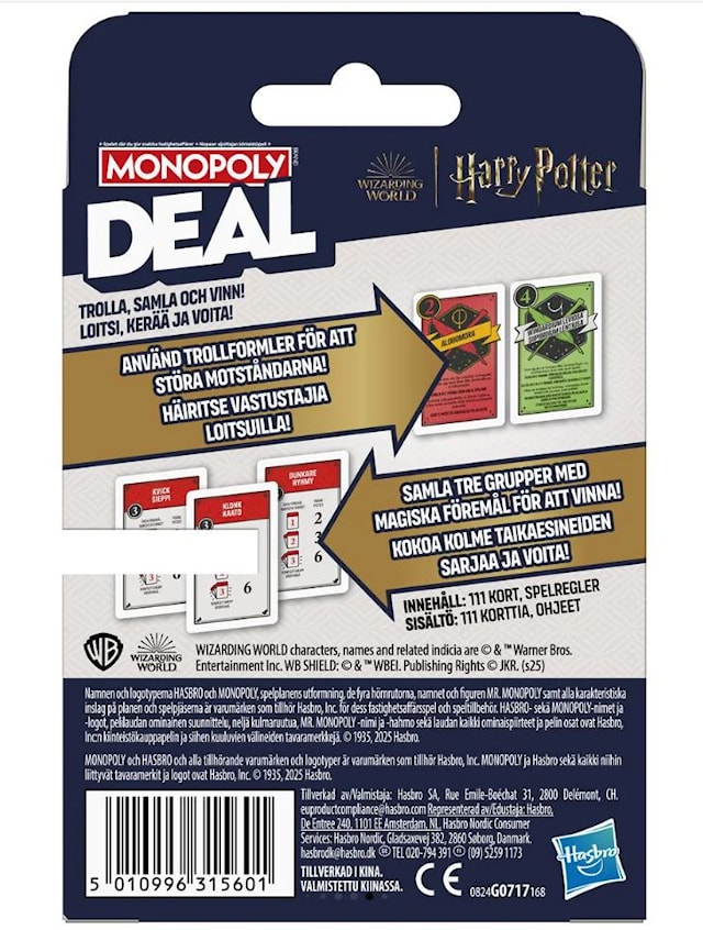 Tuotekuva 3 - Monopoly DealHarry Potter (SE/FI) Hasbro