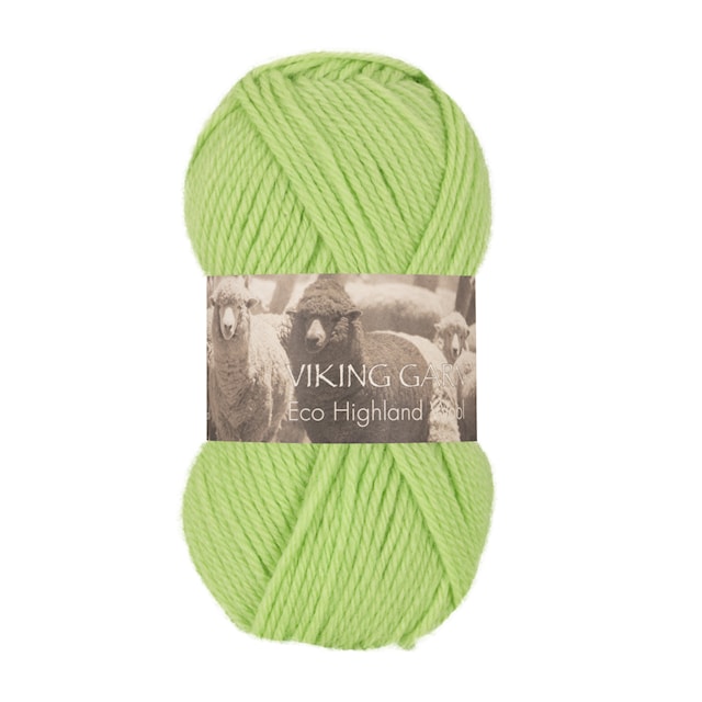 Highland Eco Wool 50 g Light Green 231 Viking Garn