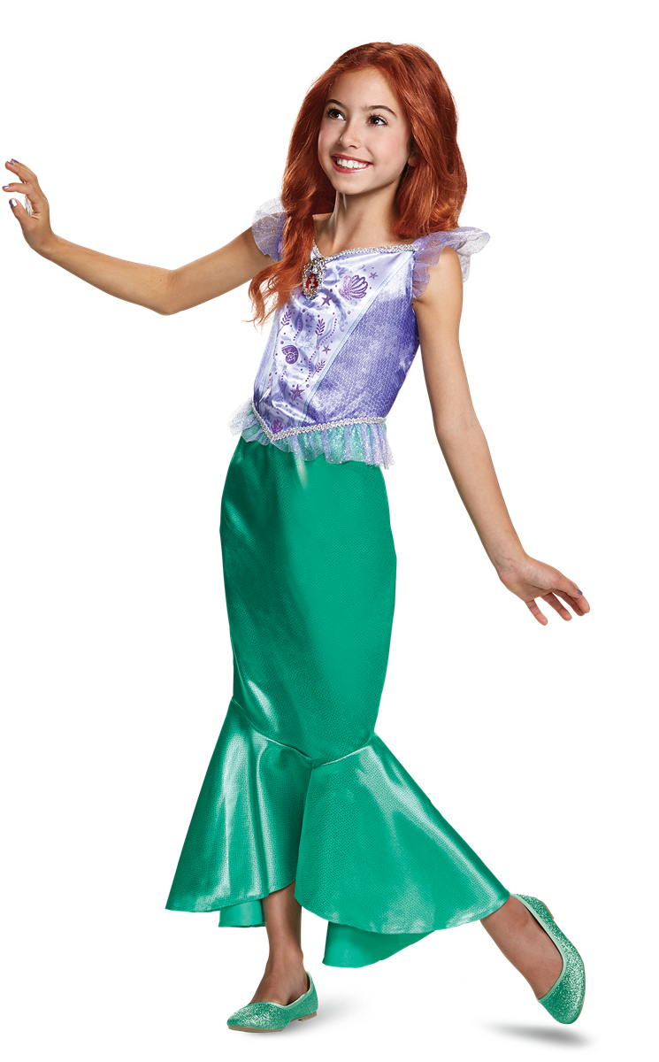 Disney Princess Prinsessklänning Ariel (5-6 år) Disguise