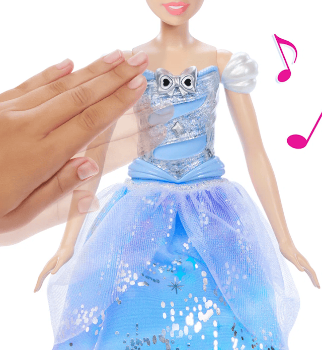 Produktbild 2 för Disney Princess Light-Up Modedocka med Ljus Askungen Docka