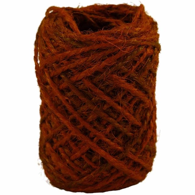 Tuotekuva 1 - Luonnonhamppunaru, paksuus 1-2 mm, 30 m, punainen