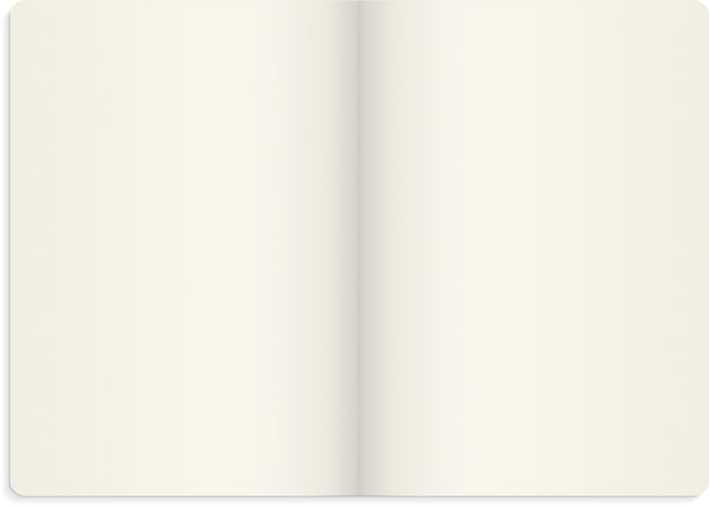 Produktbild 2 för Notebook Deluxe A5 Blank Black Burde