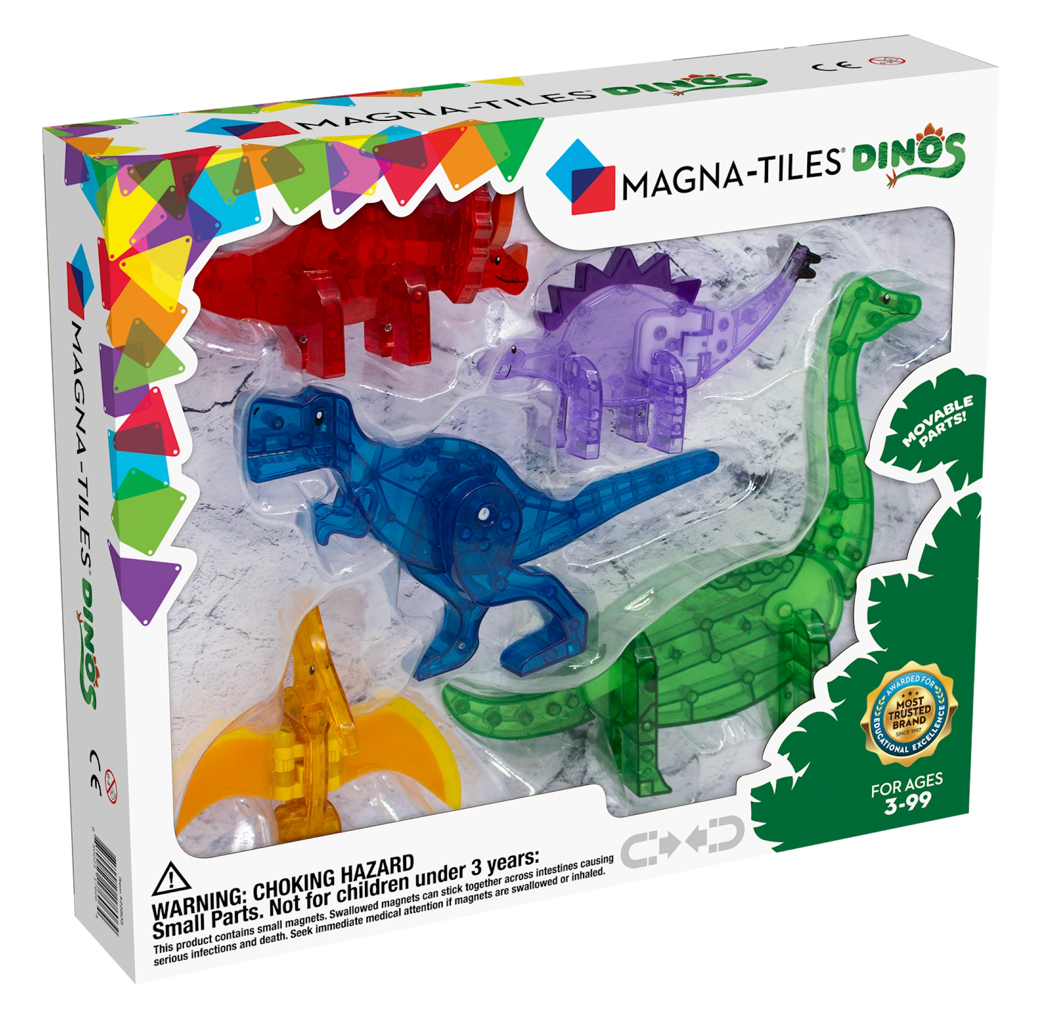 Tuotekuva ille Magna-Tiles Dinos 5 kpl