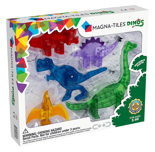 Produktbilde 1 for Magna-Tiles Dinos 5 stk