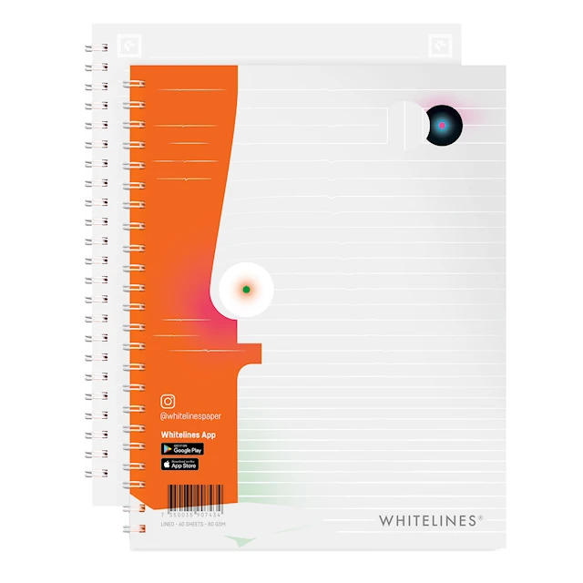 Whitelines Revelations Anteckningsblock A5 Linjerad