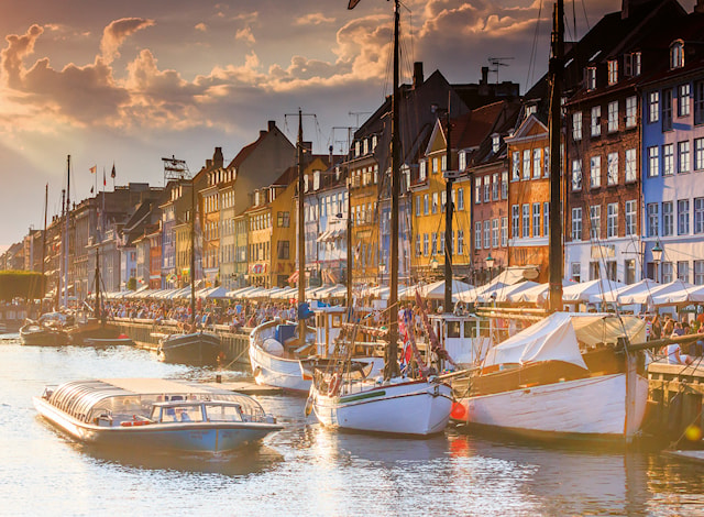 Tuotekuva 2 - Palapelit Sunset In Copenhagen 500 palaa, Ravensburger