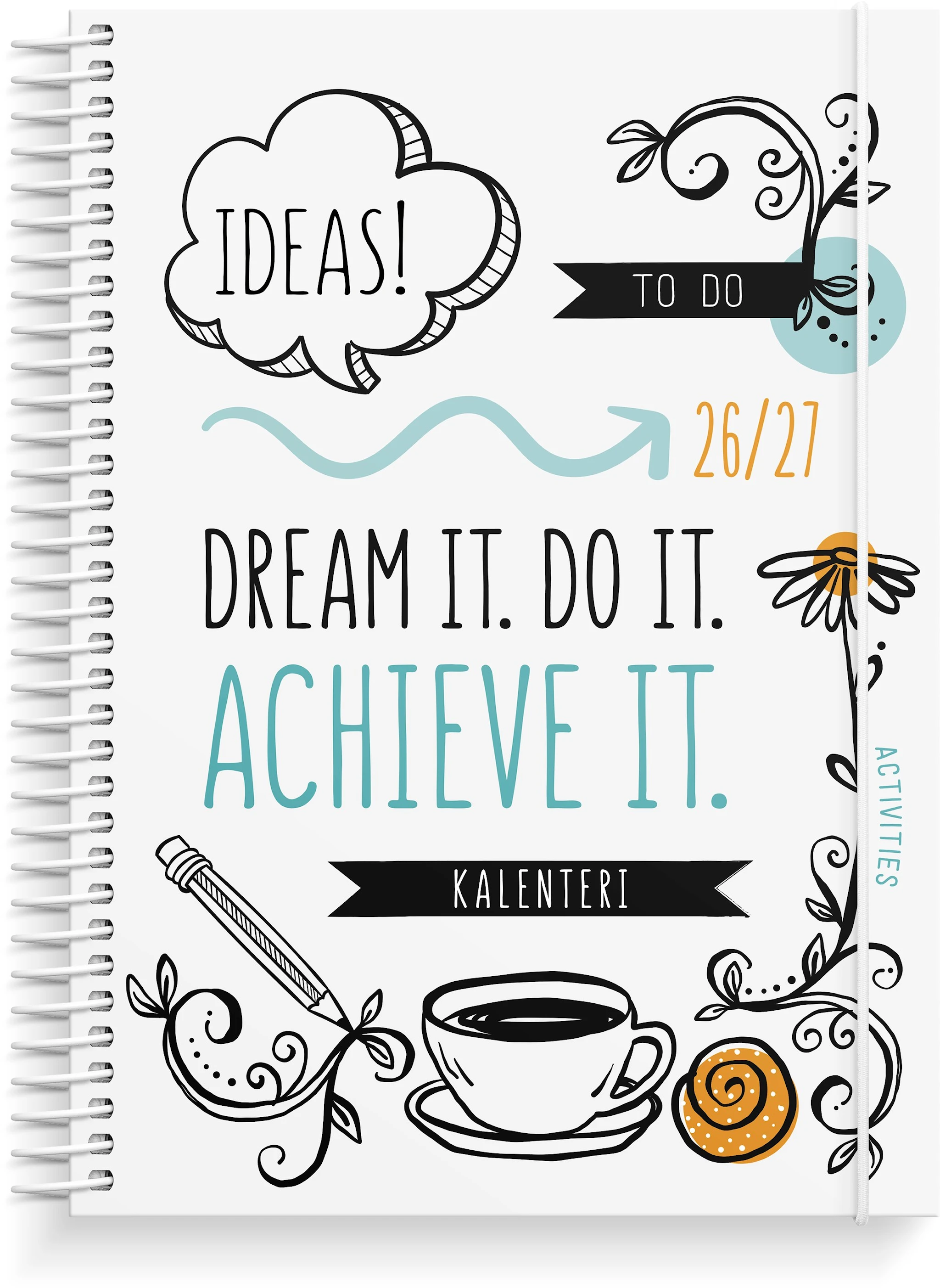 Tuotekuva ille Kalenteri 26/27 Scribble A5 Burde