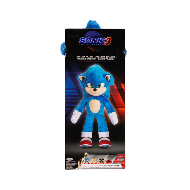 Produktbilde 3 for Sonic the Hedgehog 3 Movie Kosedyr 33 cm Deluxe Sonic