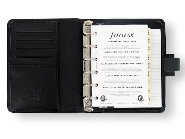 Produktbild 2 för Metropol Pocket Svart Filofax