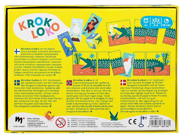 Produktbild 3 för Kroko Loko Barnspel (SE/NO/FI) Peliko