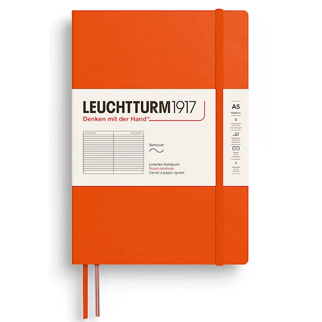 Anteckningsbok A5 Soft Linjerad Pumpkin Leuchtturm1917