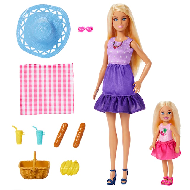 Produktbilde 3 for Barbie Malibu & Chelsea Modedockor