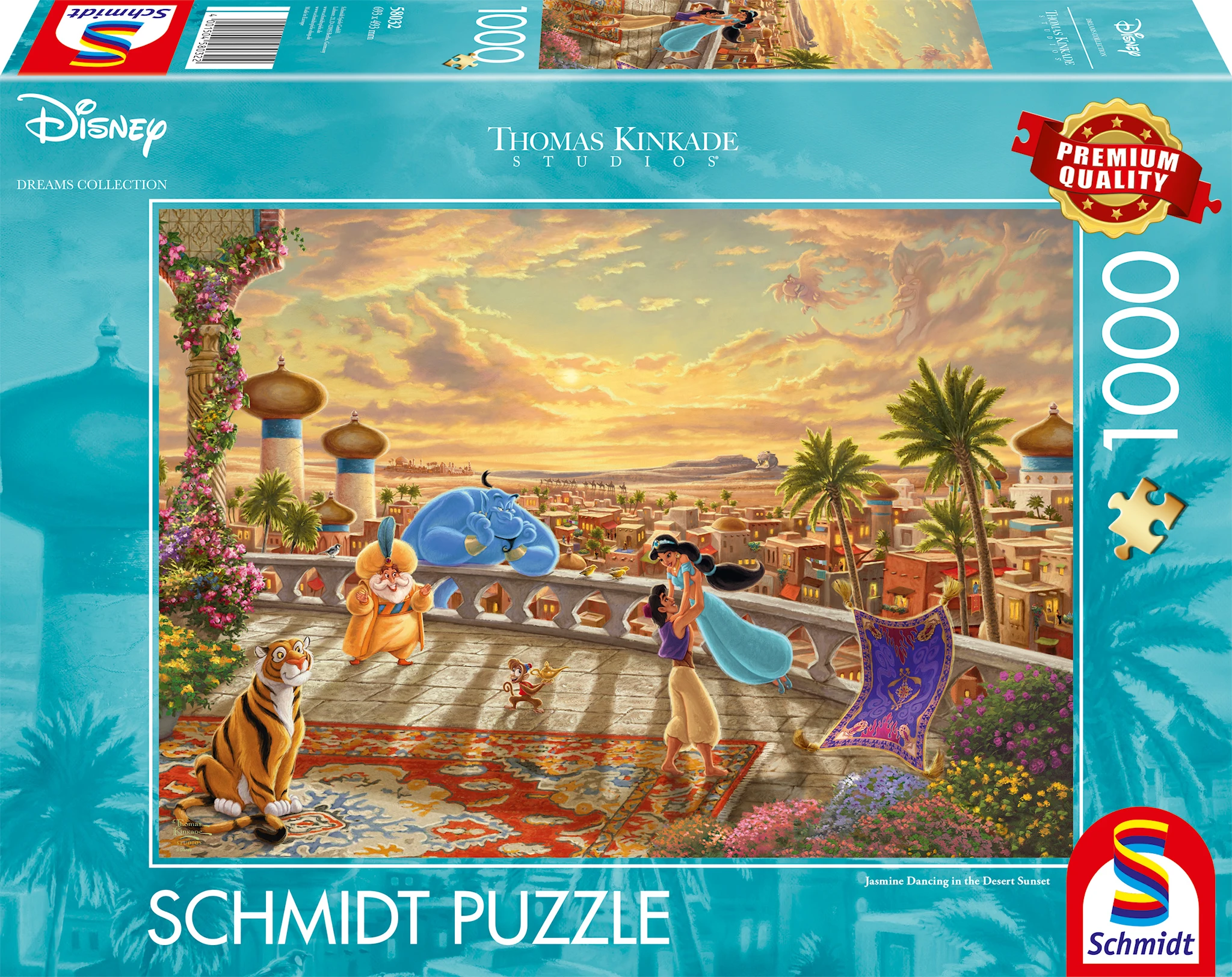 Produktbilde for Disney, Jasmine Dancing in the Desert Sunlight, 1000 brikker Schmidt