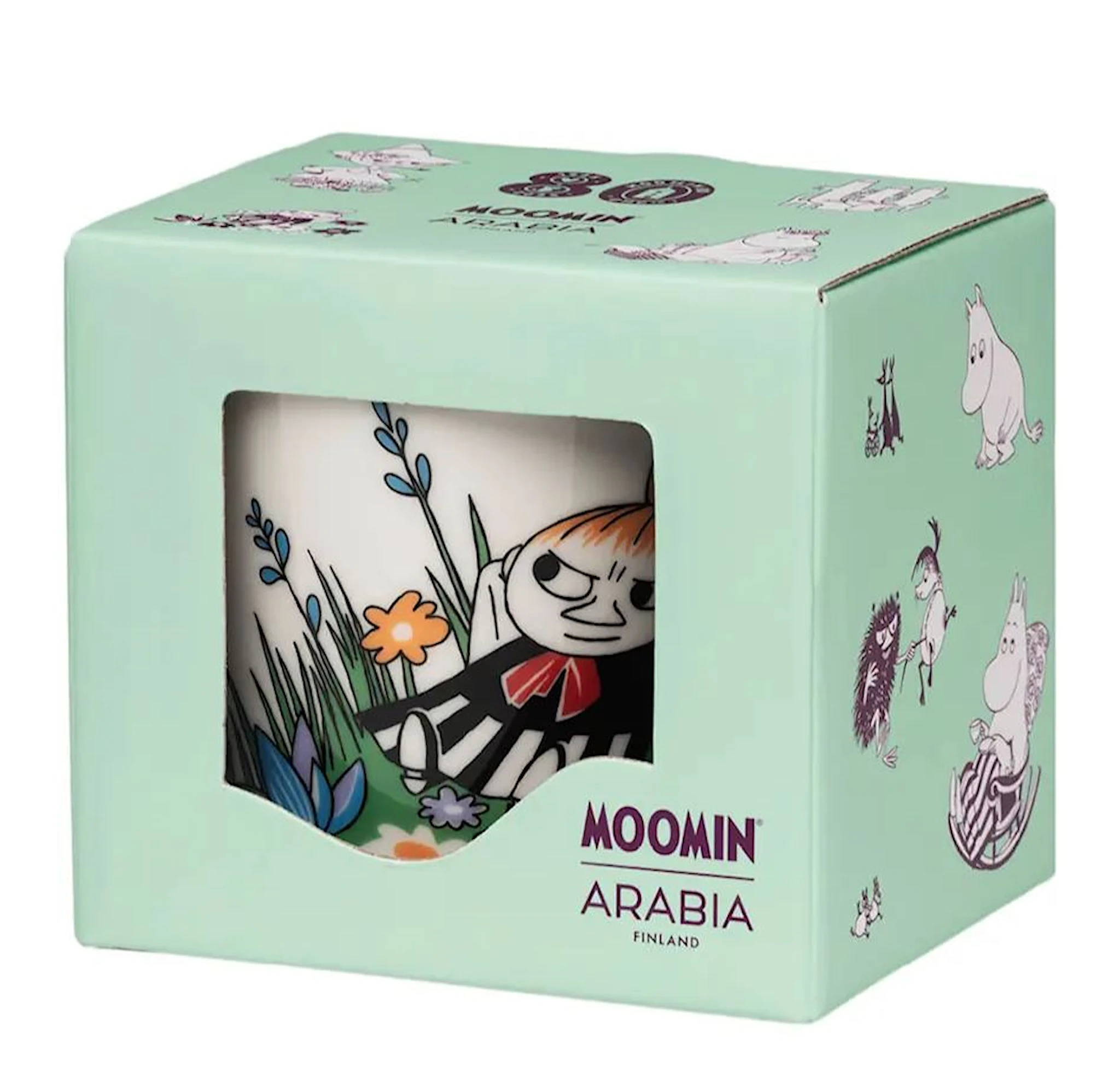 Produktbild för Arabia Mumin mugg Lilla My 80 års jubileum 30 cl