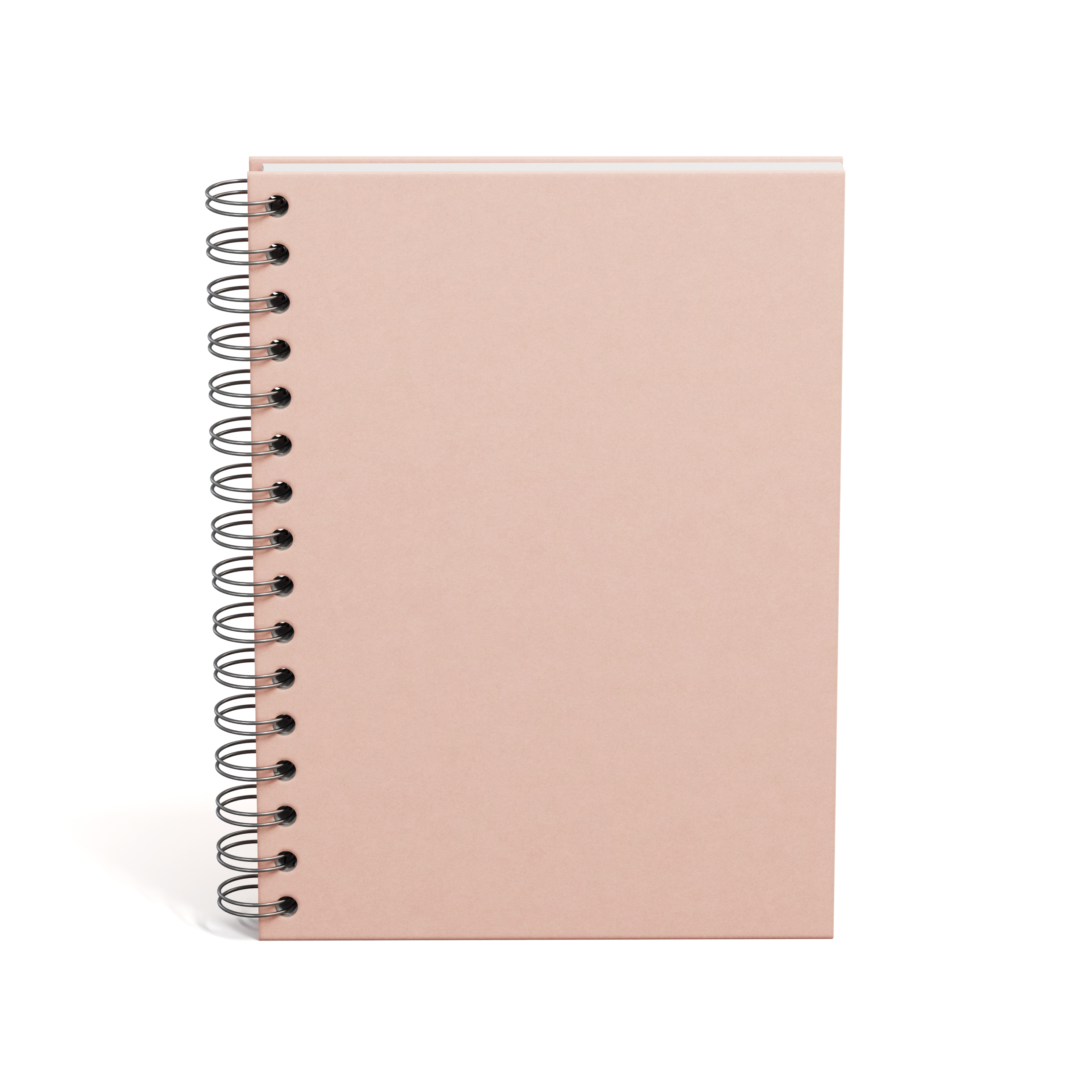 Anteckningsbok A5 Linjerad Dusty Pink 90 Blad Bigso Box of Sweden