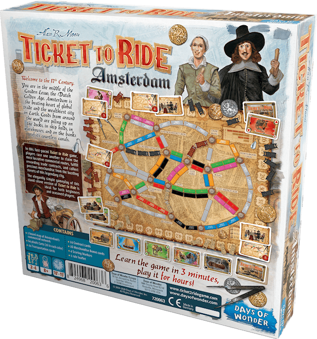 Produktbild 2 för Ticket To Ride Amsterdam (SE/NO/FI/DK)