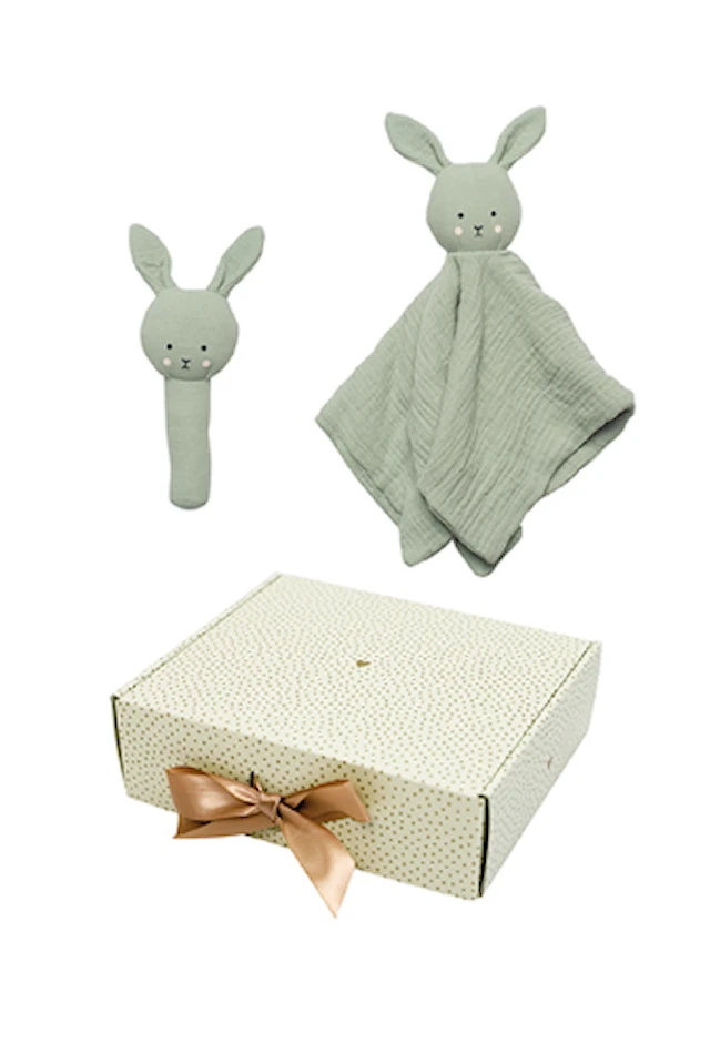 Vauvalahja Bunny helistin vihreä Jabadabado