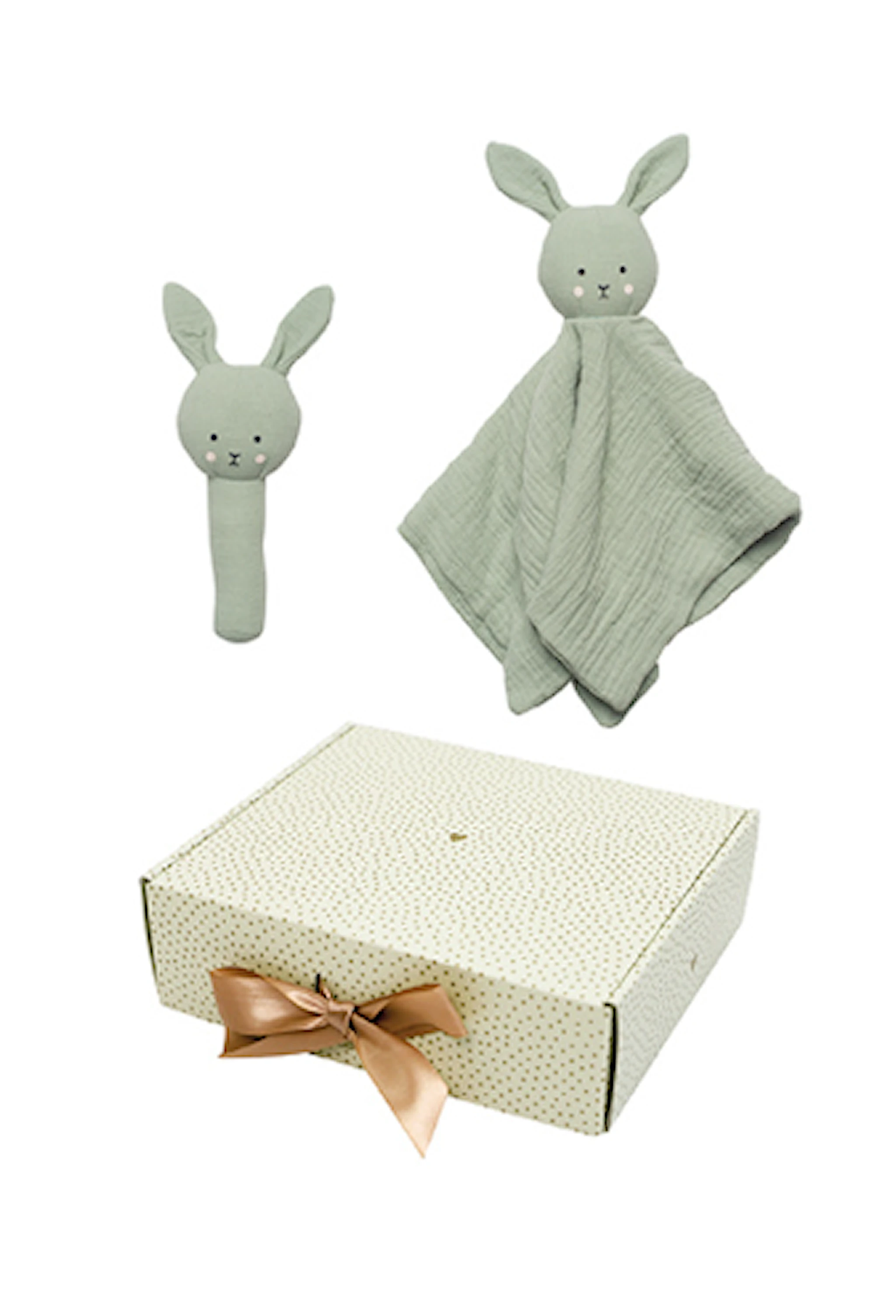 Tuotekuva ille Vauvalahja Bunny helistin vihreä Jabadabado