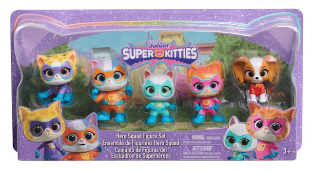Produktbilde 1 for Disney Jr. Super Kitties Figursett 5-pakning 7,5 cm