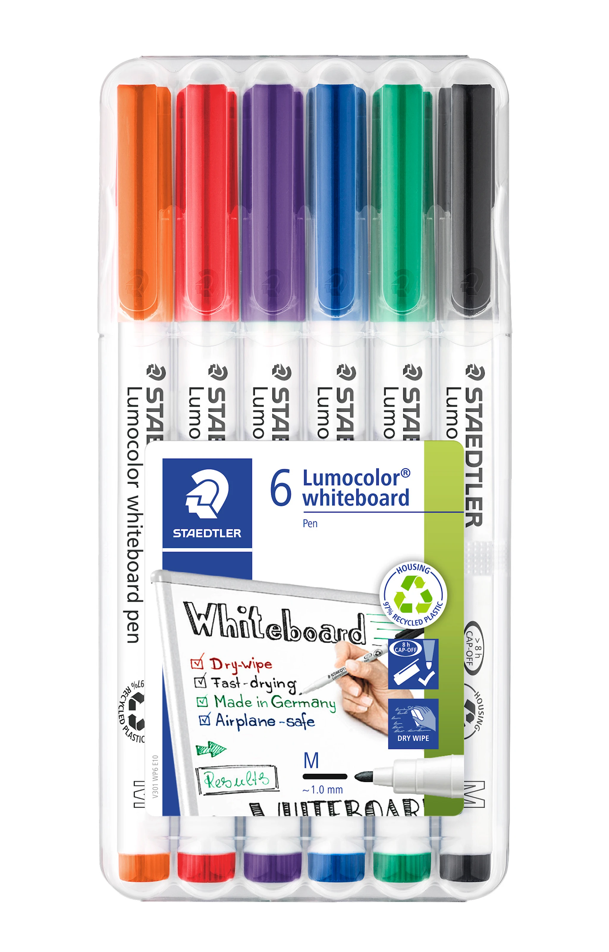 Produktbilde for Lumocolor Whiteboardmarkere 1,0mm 6-pakning Staedtler