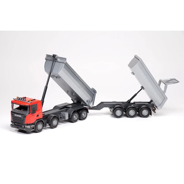 Kippiautovaunu Scania Punainen 1:25 Emek
