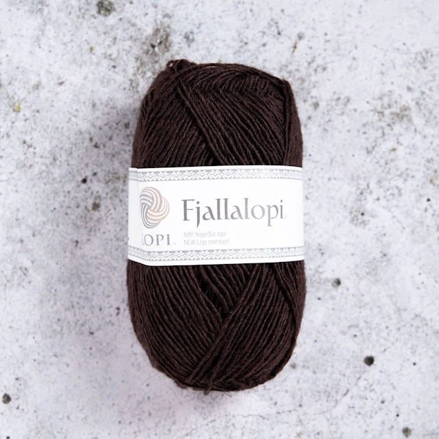 Fjallalopi Villalanka 50g Deep Brown 03 Istex
