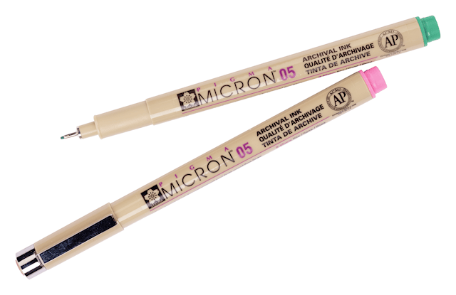 Produktbild 2 för Sakura Pigma Micron 05 Wallet Fineliners Kulörer 9-pack