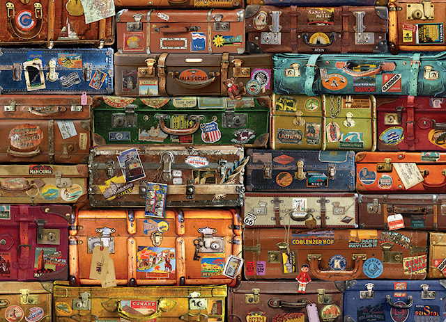 Tuotekuva 4 - Palapelit Luggage 1000 palaa, Cobble Hill