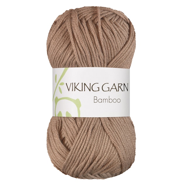 Bamboo 50 g Valnøtt 610 Viking Garn