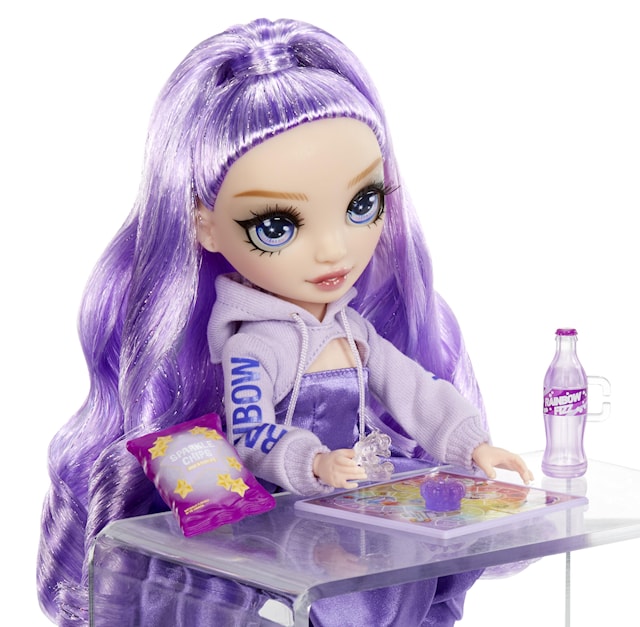 Produktbilde 6 for Sparkle & Shine motedukke Viola Rainbow High