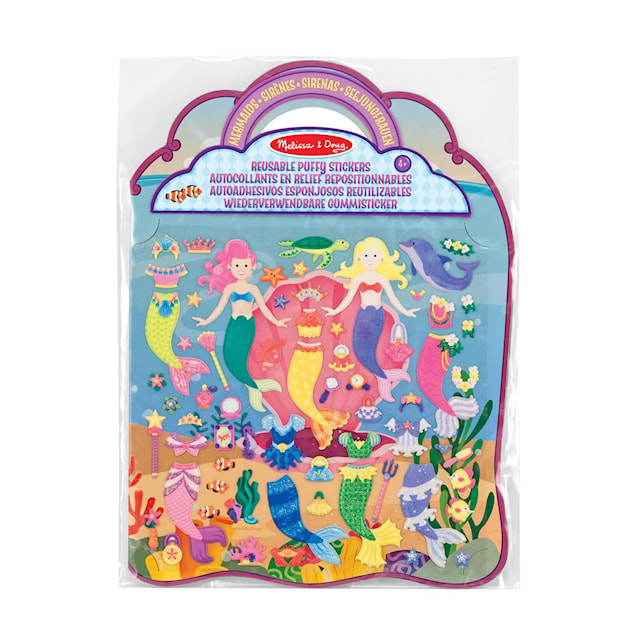 Produktbilde 1 for Reusable Puffy Stickers Mermaid Melissa & Doug