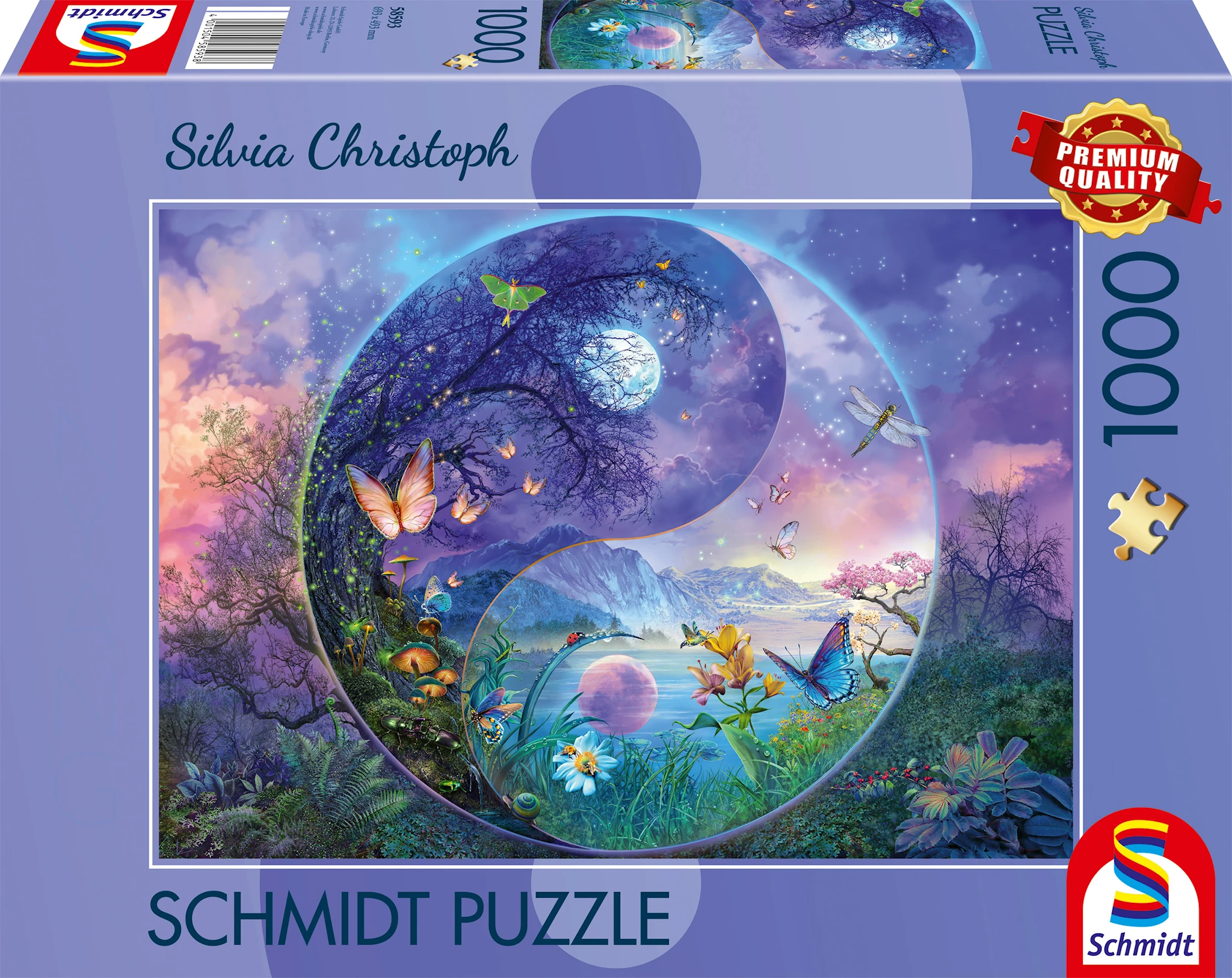 Produktbilde for Yin & Yang Fantastic World Of Insects Puslespill 1000 Brikker Schmidt
