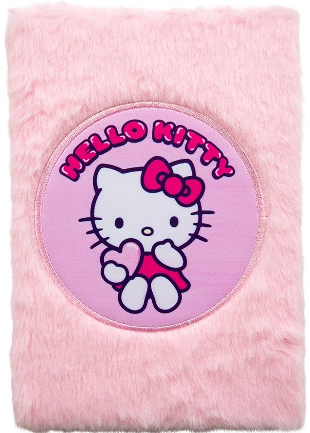 Anteckningsbok A5 Fluffig Hello Kitty 80 sidor