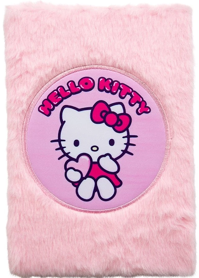 Fluffy Notebook Hello Kitty