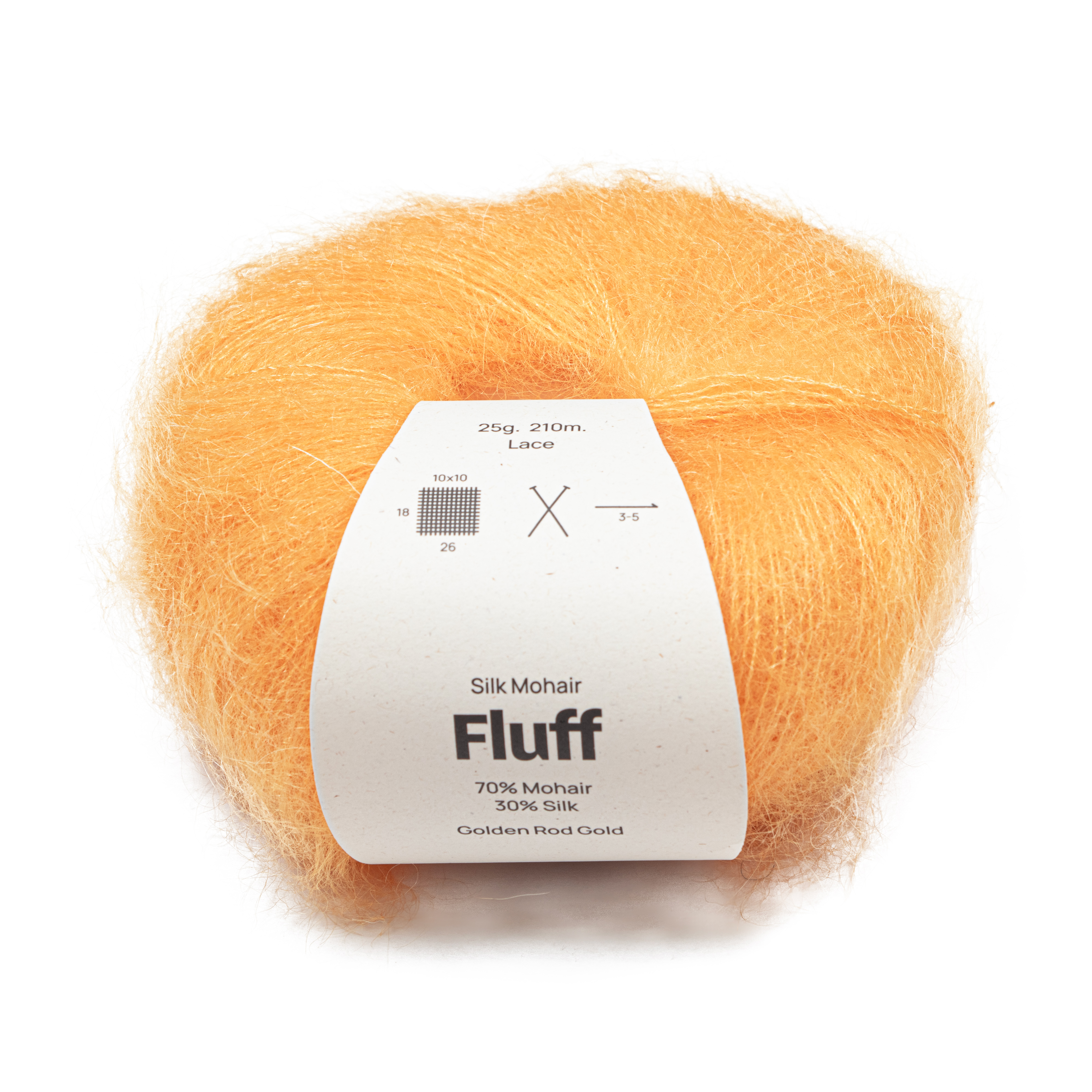 Silk Mohair Fluff 25 gr Goldenrod Gold A794 Adlibris