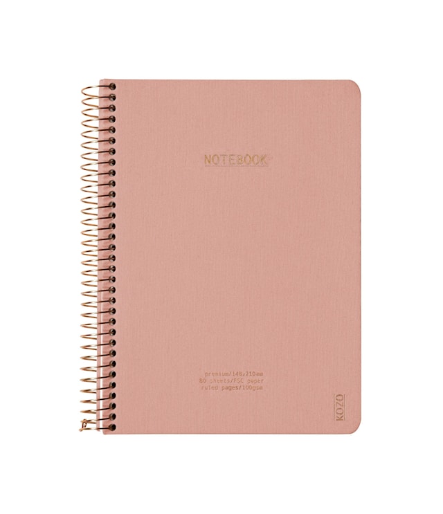 Tuotekuva 1 - Muistikirja A5 Premium Muted Blush KOZO