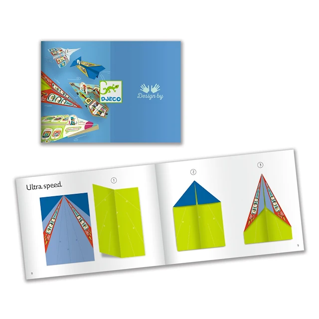 Origami Flygplan 20 Ark Djeco