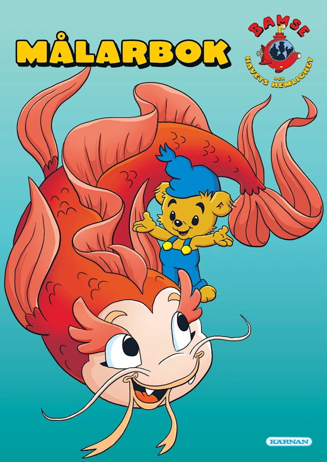Målarbok Bamse och havets hemligheter Kärnan