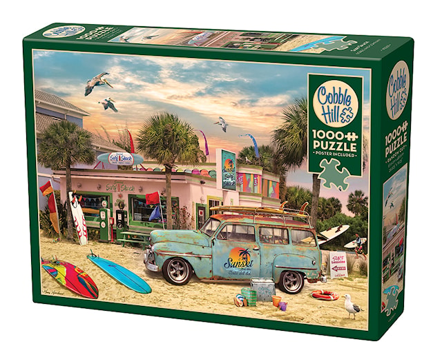 Produktbild 2 för Pussel Surf Shack 1000 bitar, Cobble Hill