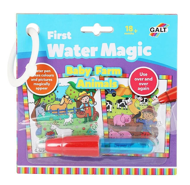 Första Målarboken Water Magic Farm Galt