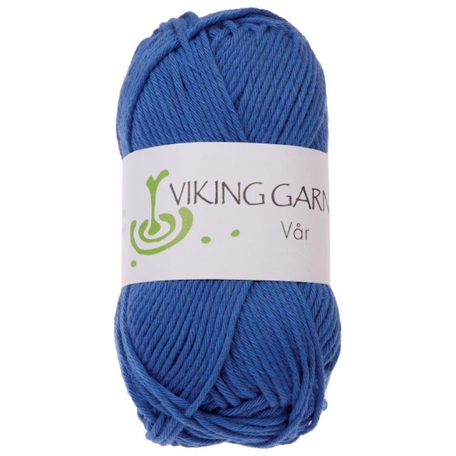 Vår Puuvillalanka 50 g ruiskukansininen Viking Garn
