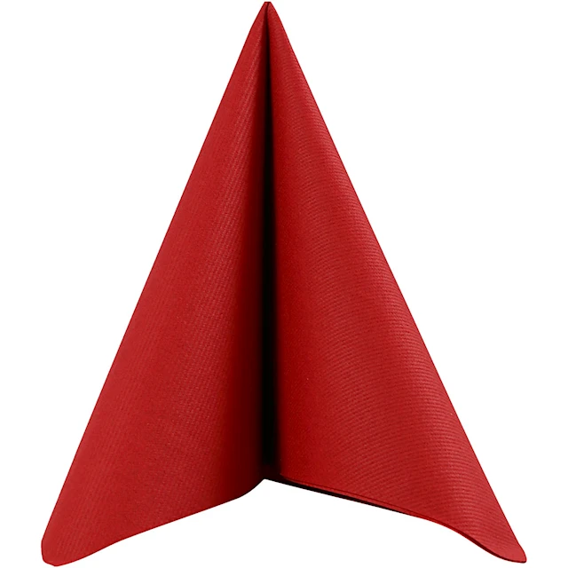 Servetter Vinröd 40x40 cm 20-pack