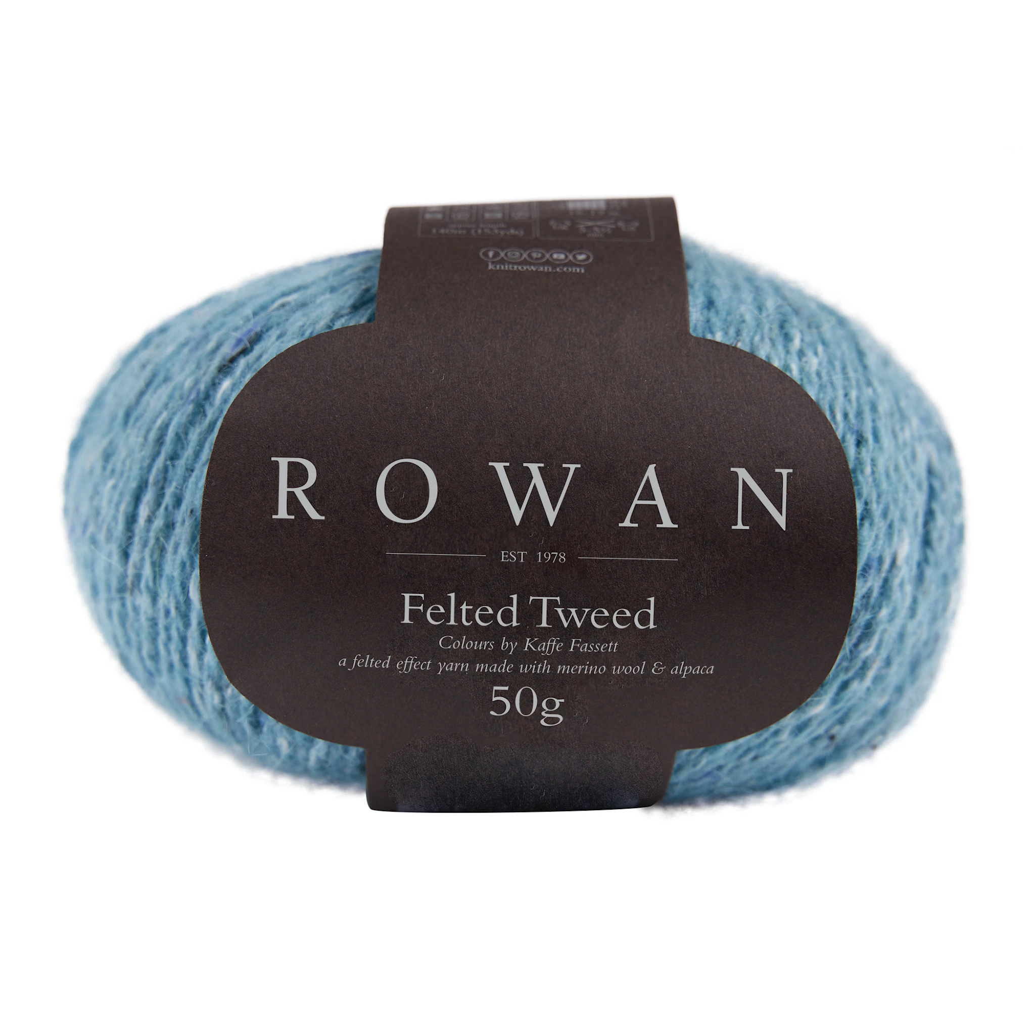 Produktbild för Felted Tweed 50 gr Fjord 218, Rowan